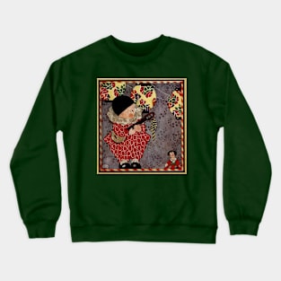 Vintage Illustrations from Somebody's Darlings by Chloe Preston, 1915 Crewneck Sweatshirt